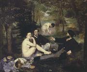 Edouard Manet frukosten i det grona oil painting